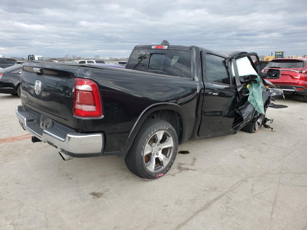 2020 RAM 1500 VIN 1C6RREJT1LN311647 Copart auction photo, all over damage thumbnail 3