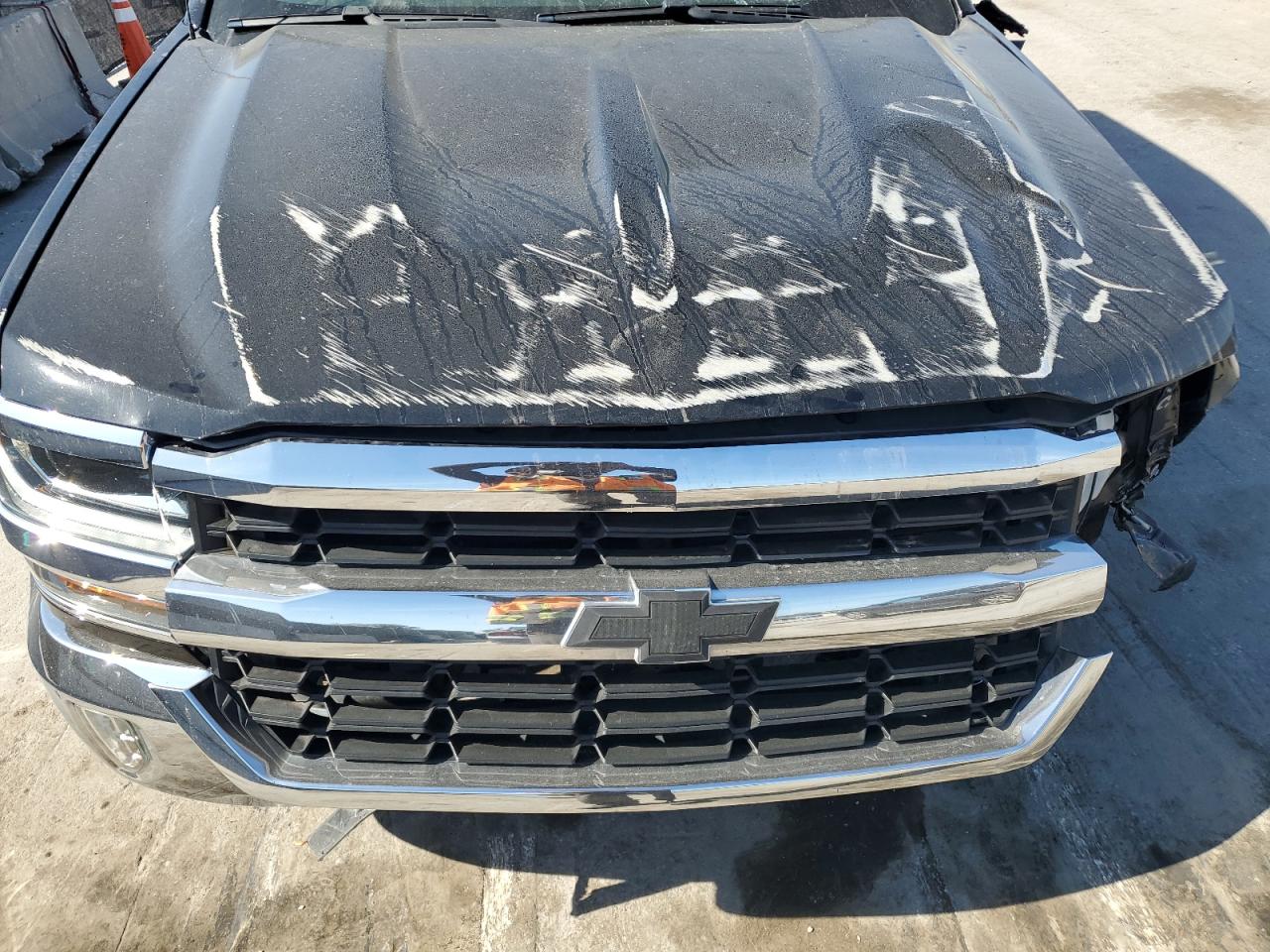2017 Chevrolet Silverado VIN 3GCPCREC9HG505216 Copart auction photo, all over damage thumbnail 11
