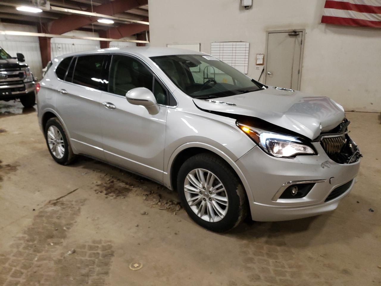 2018 Buick Envision VIN LRBFXBSA7JD056758 Copart auction photo, front end damage thumbnail 4