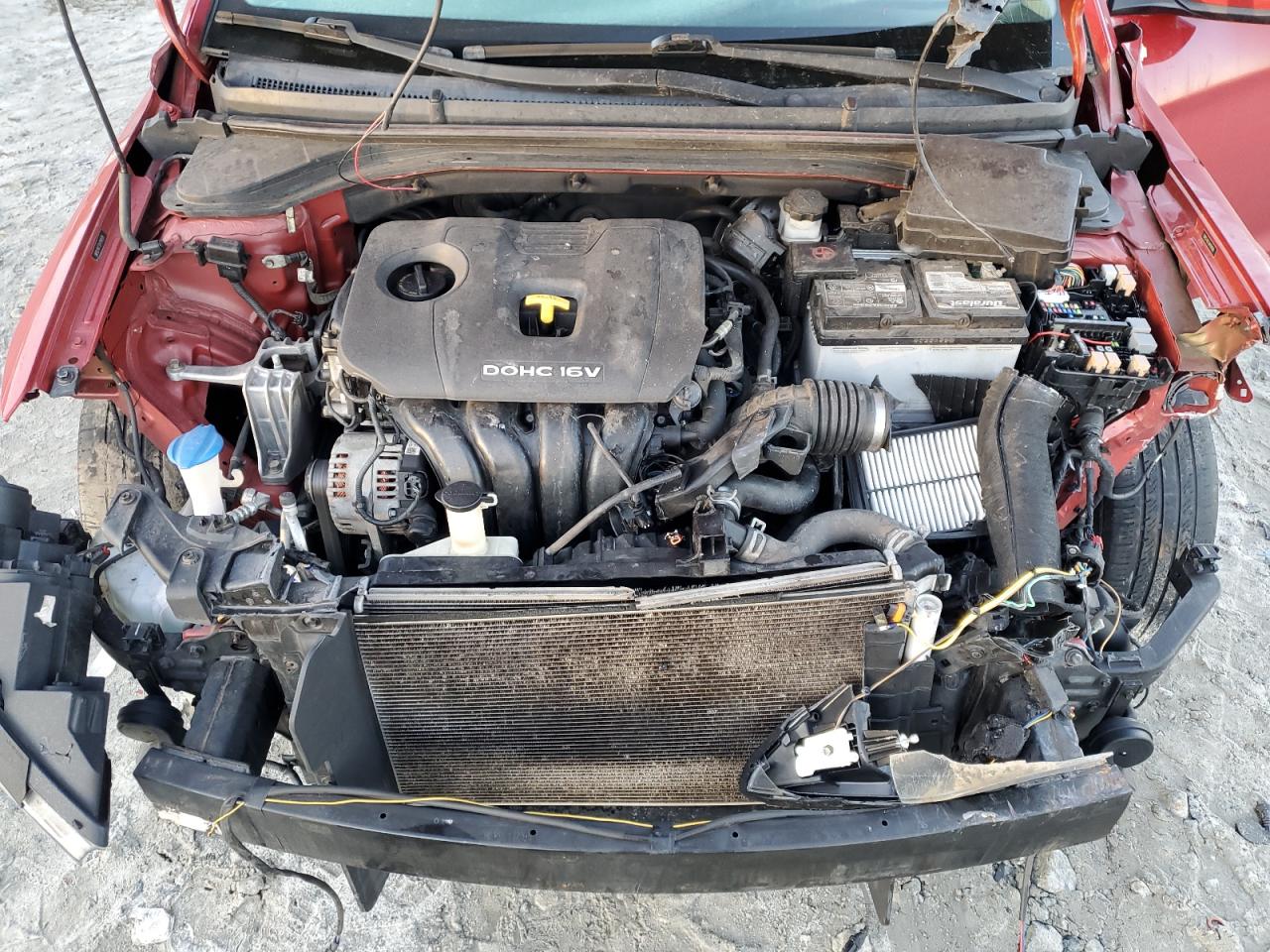 2017 Hyundai Elantra VIN 5NPD74LF3HH194509 Copart auction photo, front end damage thumbnail 12
