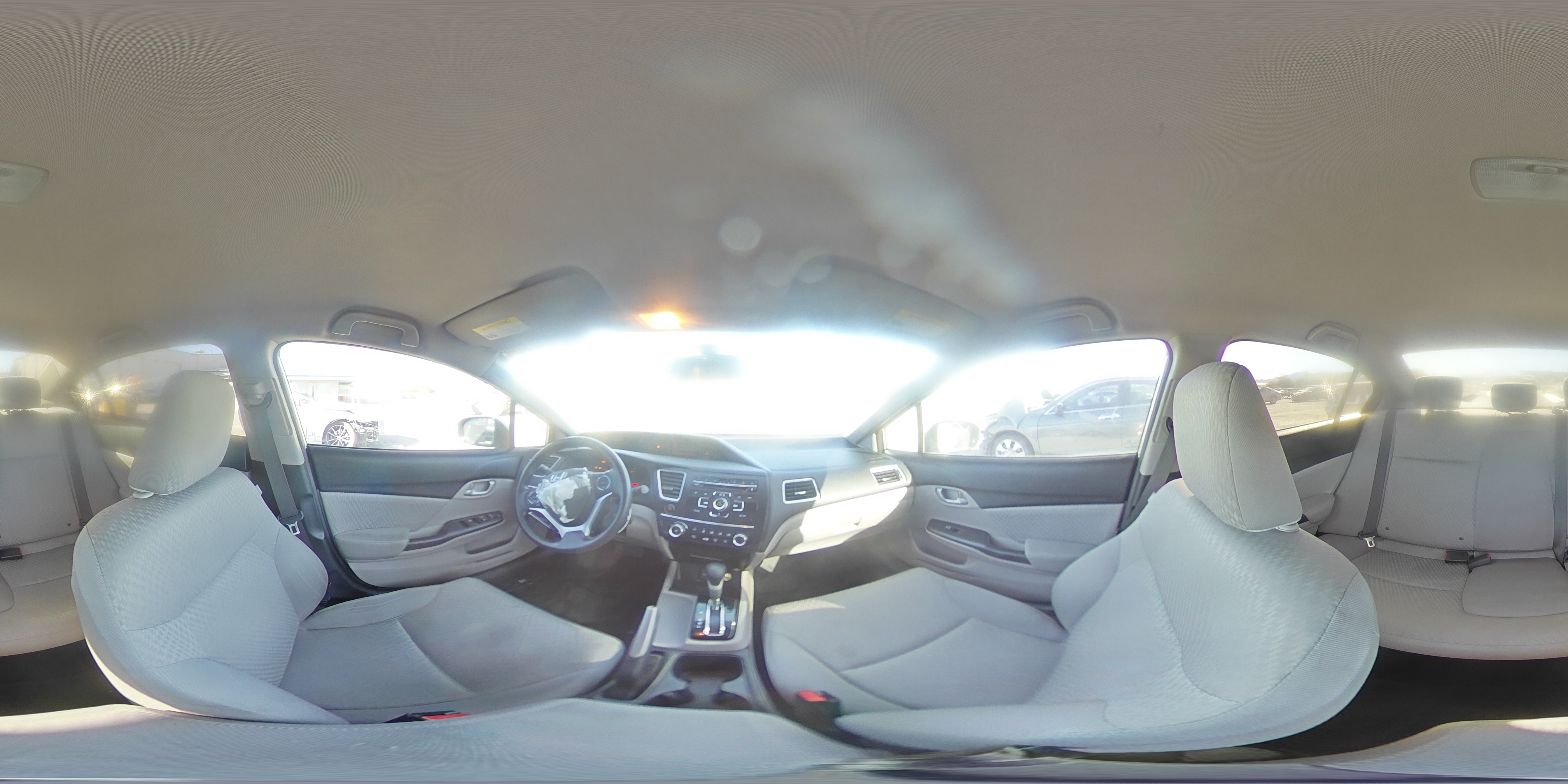 2015 Honda Civic VIN 19XFB2F59FE038037 Copart auction photo, front end damage thumbnail 12