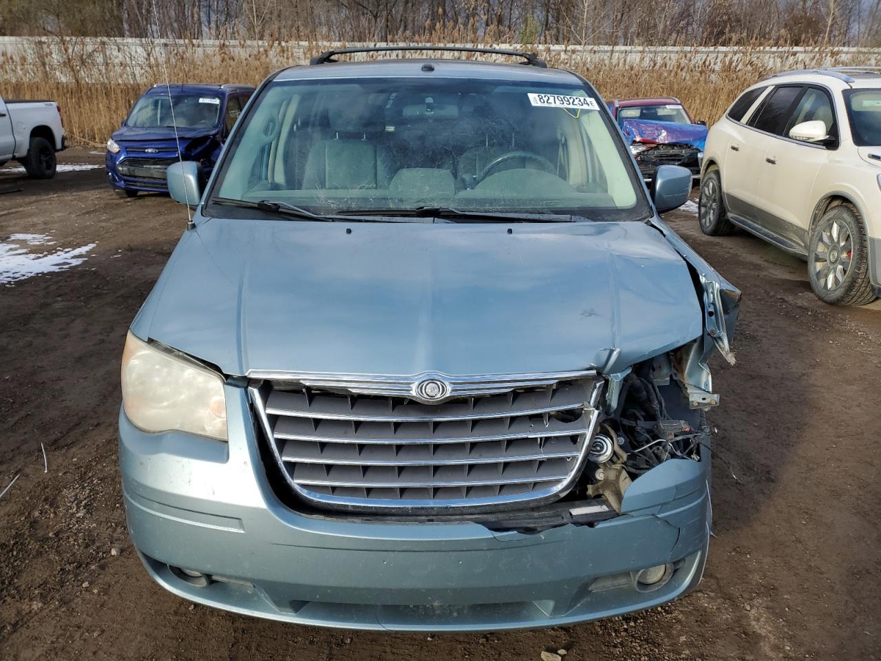 2008 Chrysler Town & Country VIN 2A8HR54PX8R699922 Copart auction photo, front end / minor dent/scratches damage thumbnail 5