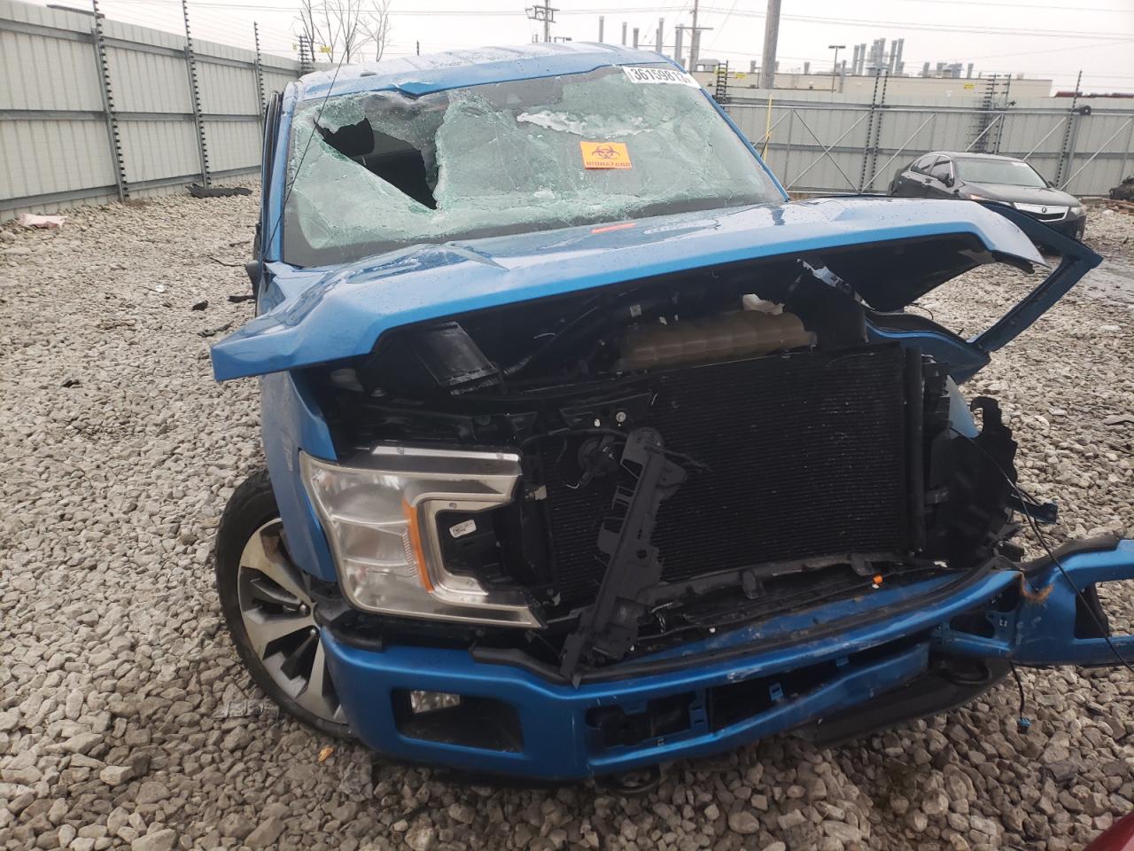 2019 Ford F-150 VIN 1FTEW1EP8KFB78318 Copart auction photo, rollover damage thumbnail 5