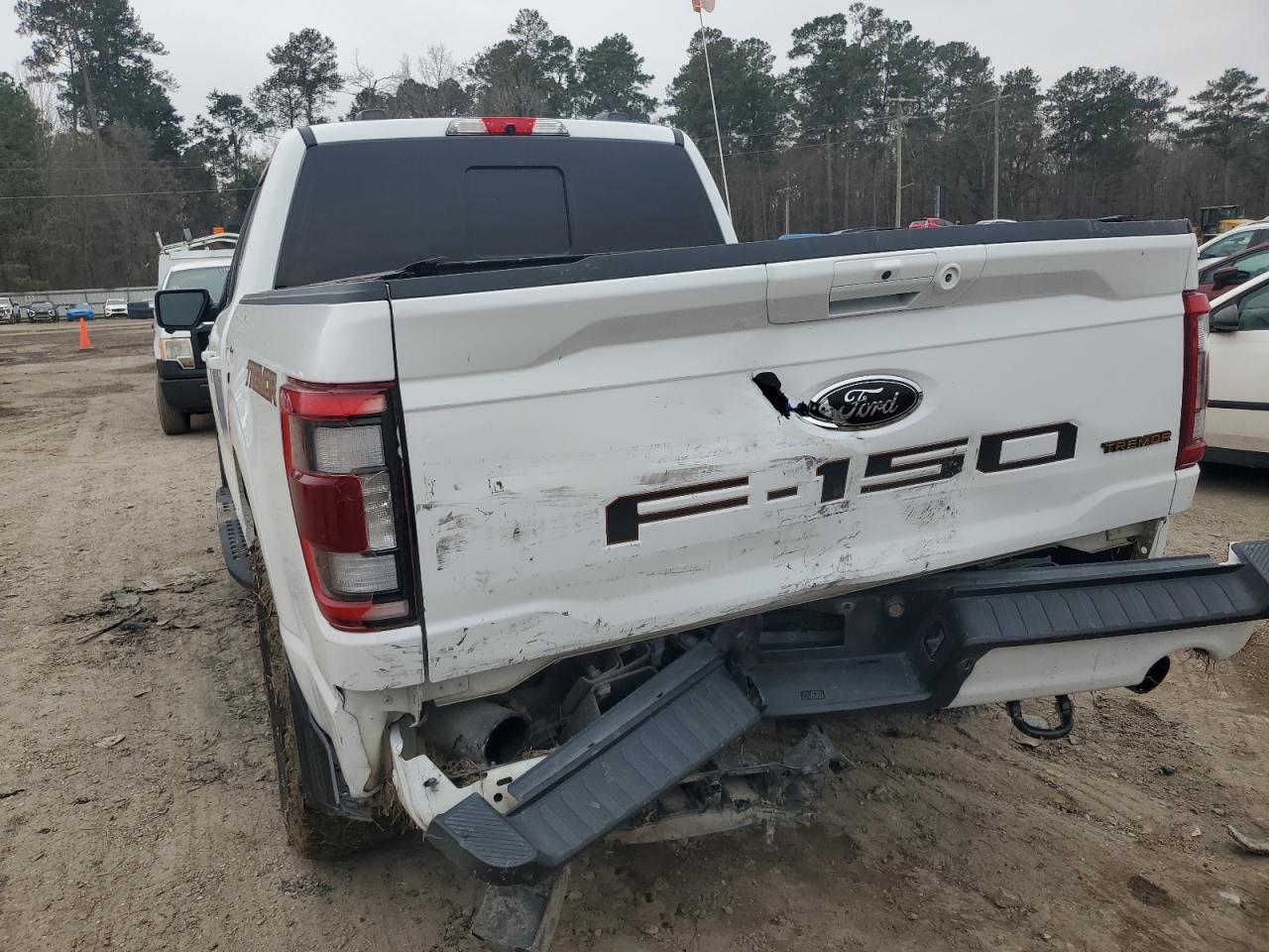 2022 Ford F-150 VIN 1FTEW1E89NFB88465 Copart auction photo, rear end damage thumbnail 6