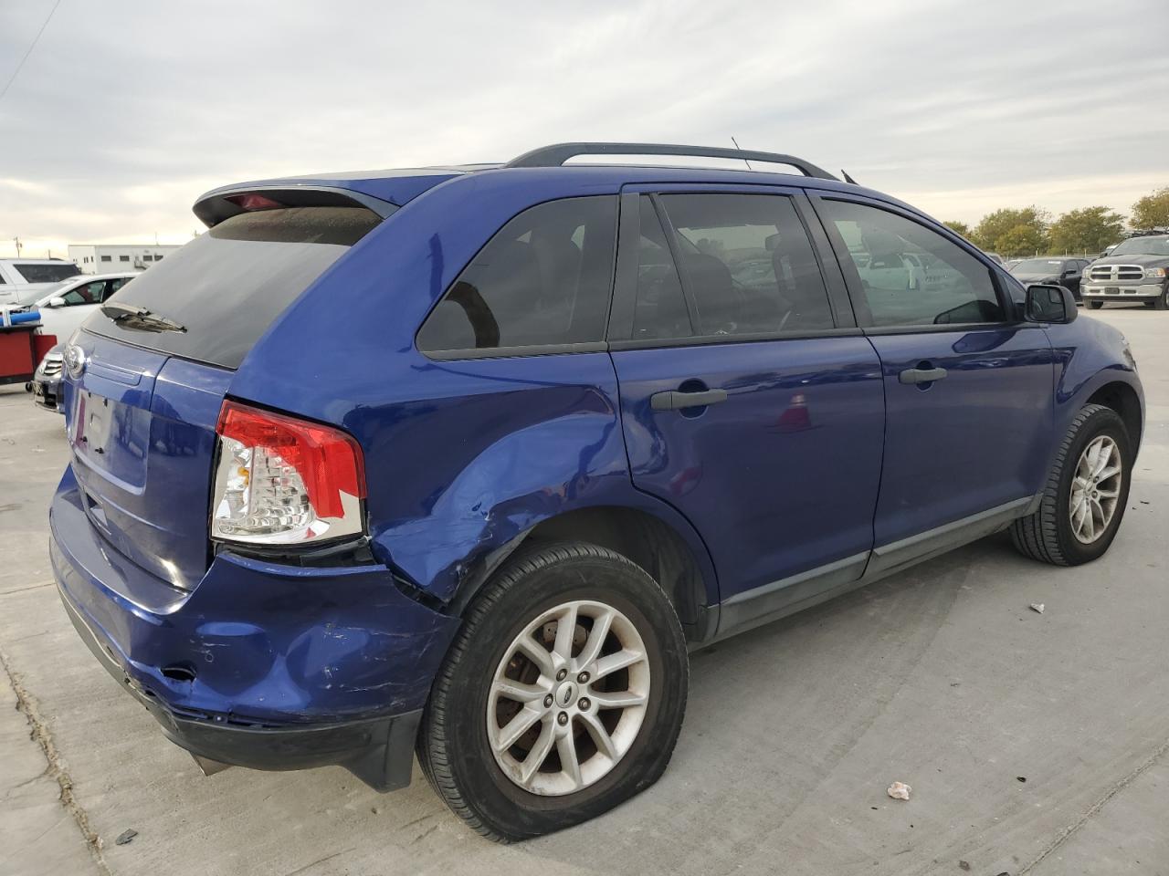 2013 Ford Edge VIN 2FMDK3GC0DBE37641 Copart auction photo, rear end damage thumbnail 3