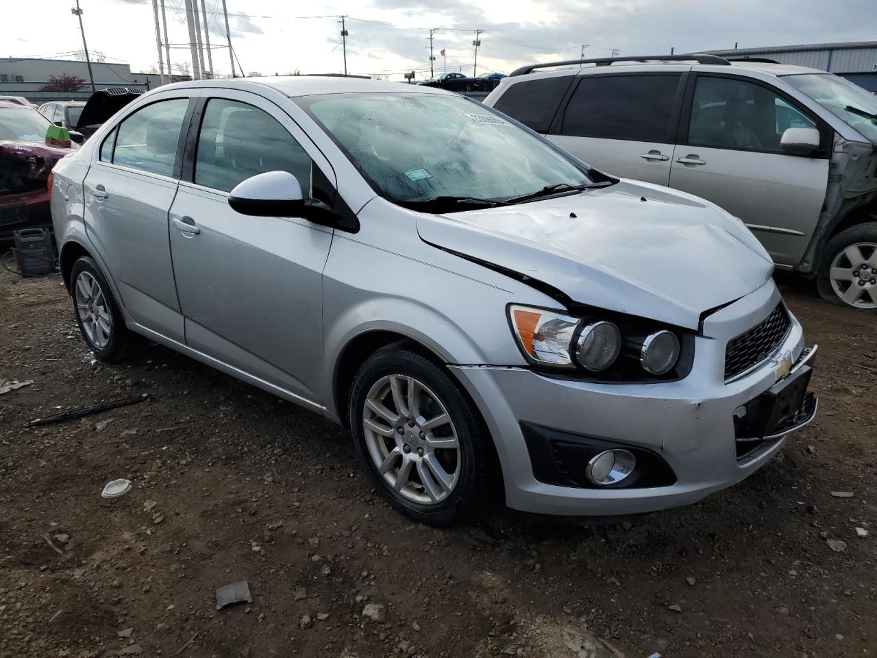 2015 Chevrolet Sonic VIN 1G1JC5SH8F4150119 Copart auction photo, front end damage thumbnail 4