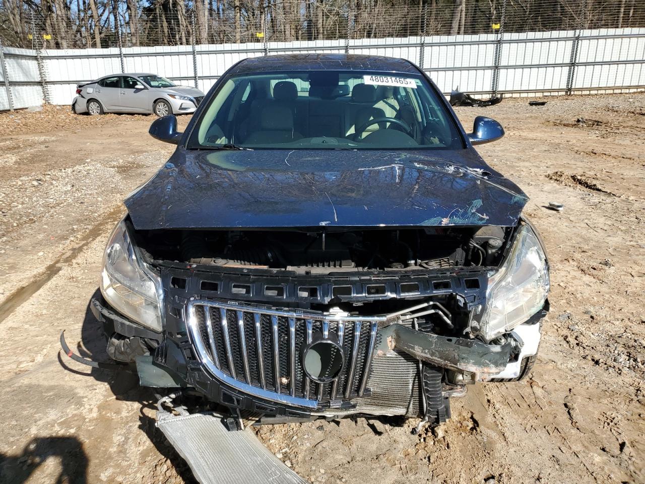 2011 Buick Regal VIN W04GU5GC2B1011606 Copart auction photo, front end / side damage thumbnail 5