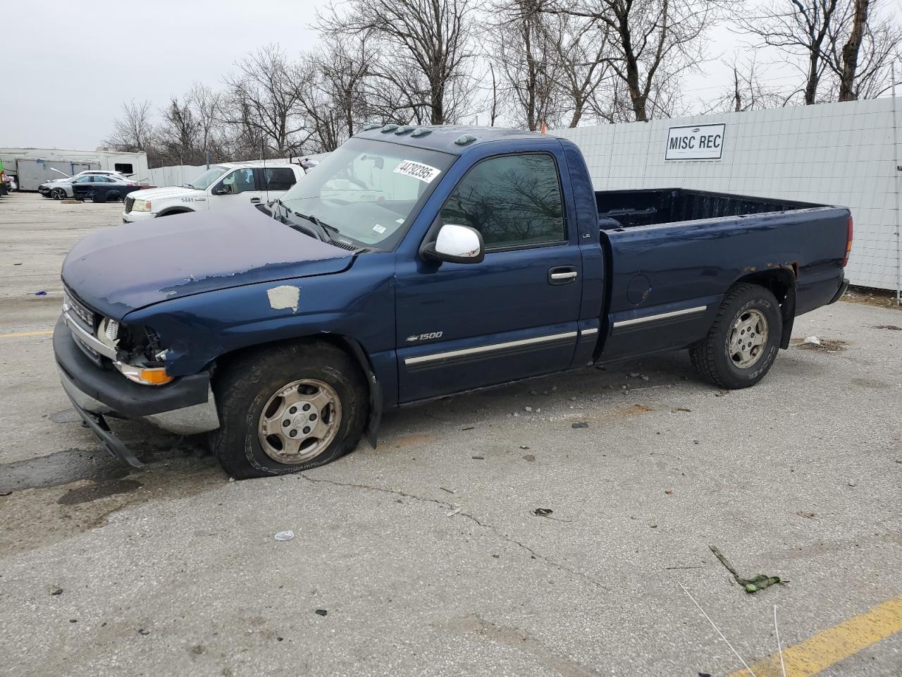 2002 Chevrolet Silverado VIN 1GCEK14T52Z214216