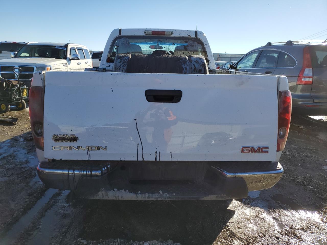 2005 GMC Canyon VIN 1GTDT146758177330 Copart auction photo, all over / undercarriage damage thumbnail 6
