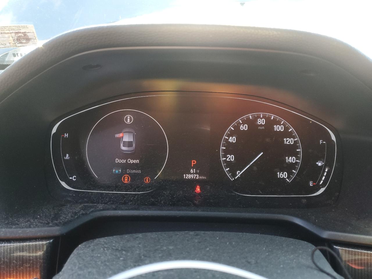 2019 Honda Accord VIN 1HGCV2F30KA011784 Copart auction photo, front end / rear end damage thumbnail 9