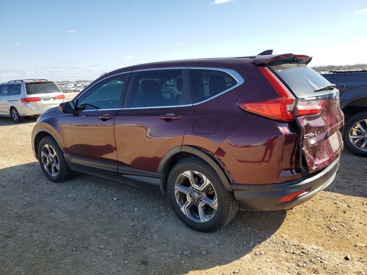 2018 Honda CR-V VIN 7FARW2H80JE079916 Copart auction photo, rear end damage thumbnail 2
