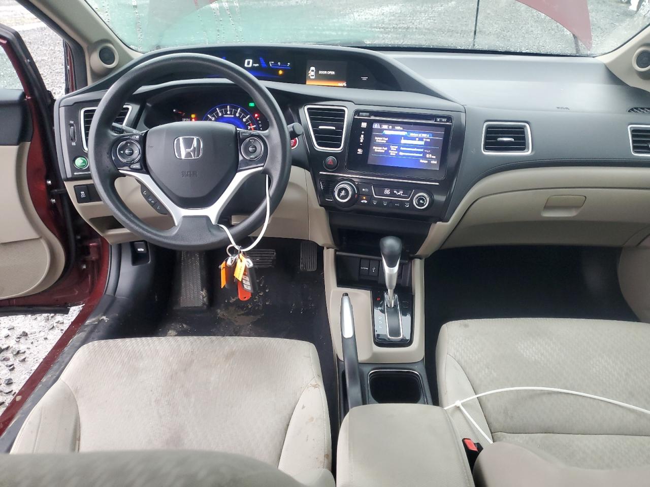 2015 Honda Civic VIN 19XFB2F87FE703057 Copart auction photo, rear end damage thumbnail 8