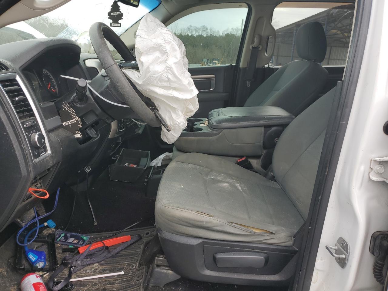 2014 RAM 1500 VIN 1C6RR7TTXES338195 Copart auction photo, front end / minor dent/scratches damage thumbnail 7