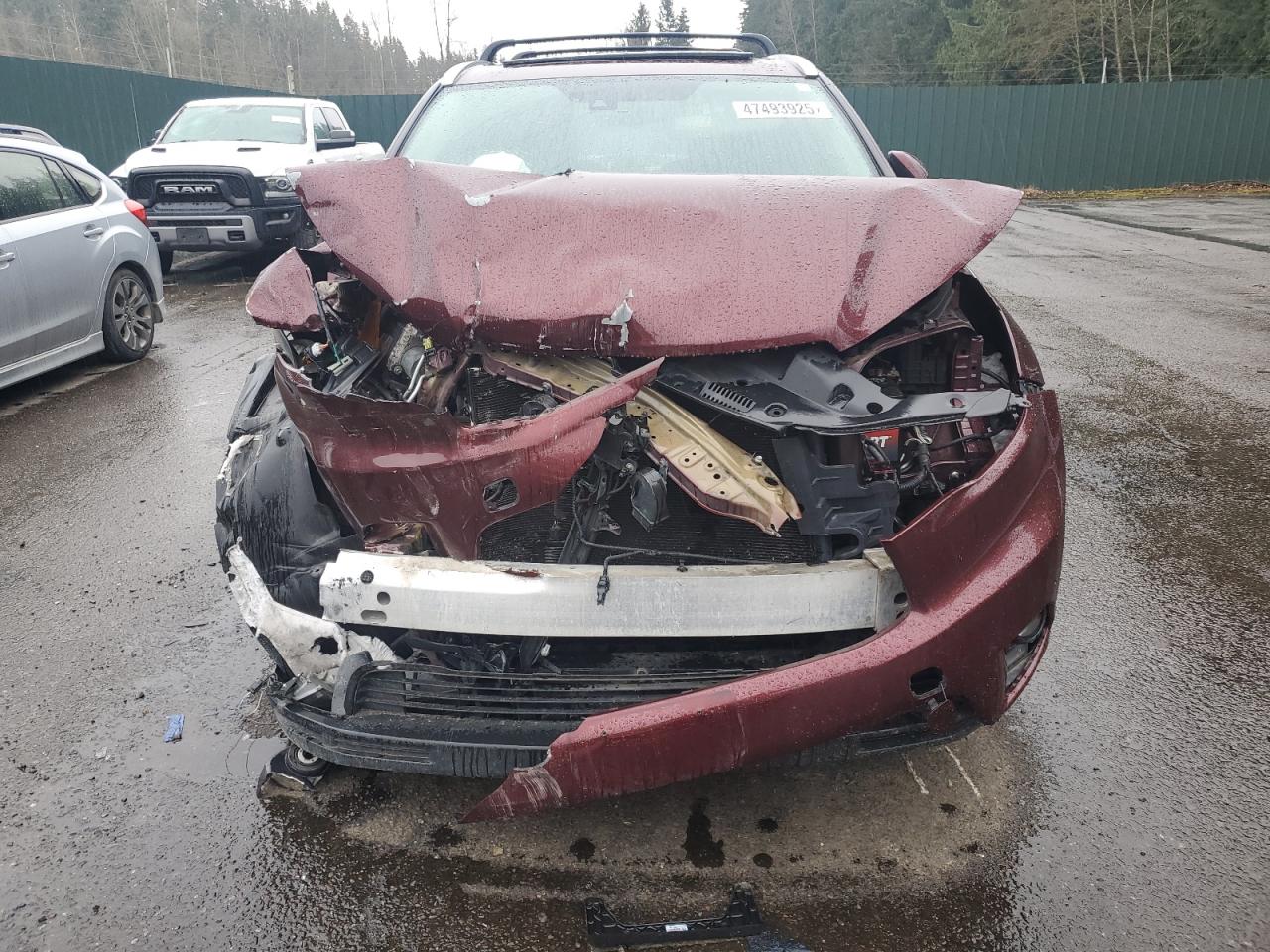 2016 Toyota Highlander VIN 5TDDKRFH4GS272944 Copart auction photo, front end / rear end damage thumbnail 5