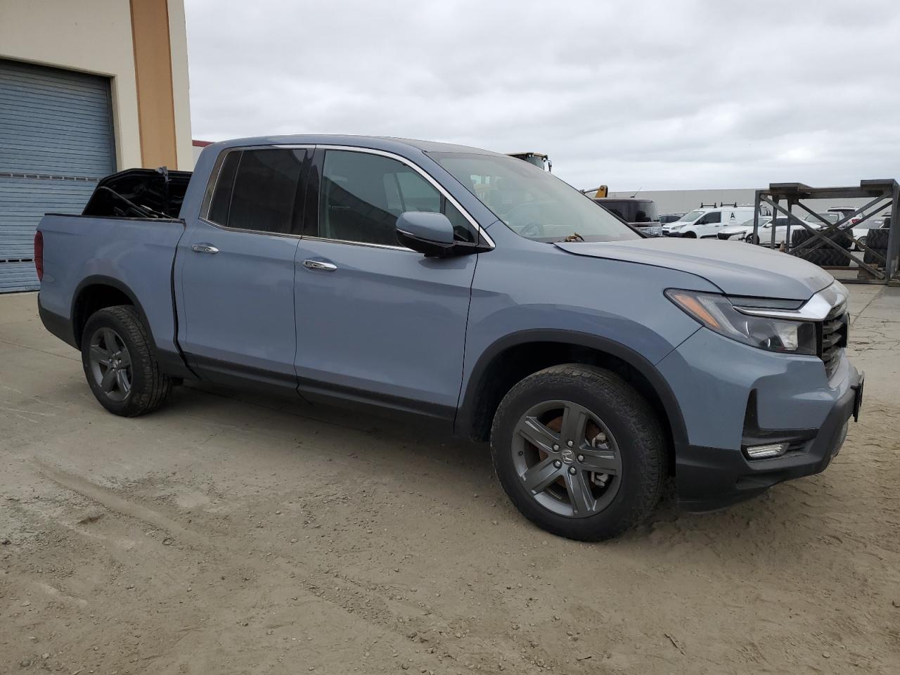2023 Honda Ridgeline VIN 5FPYK3F79PB046254 Copart auction photo, front end / rear end damage thumbnail 4