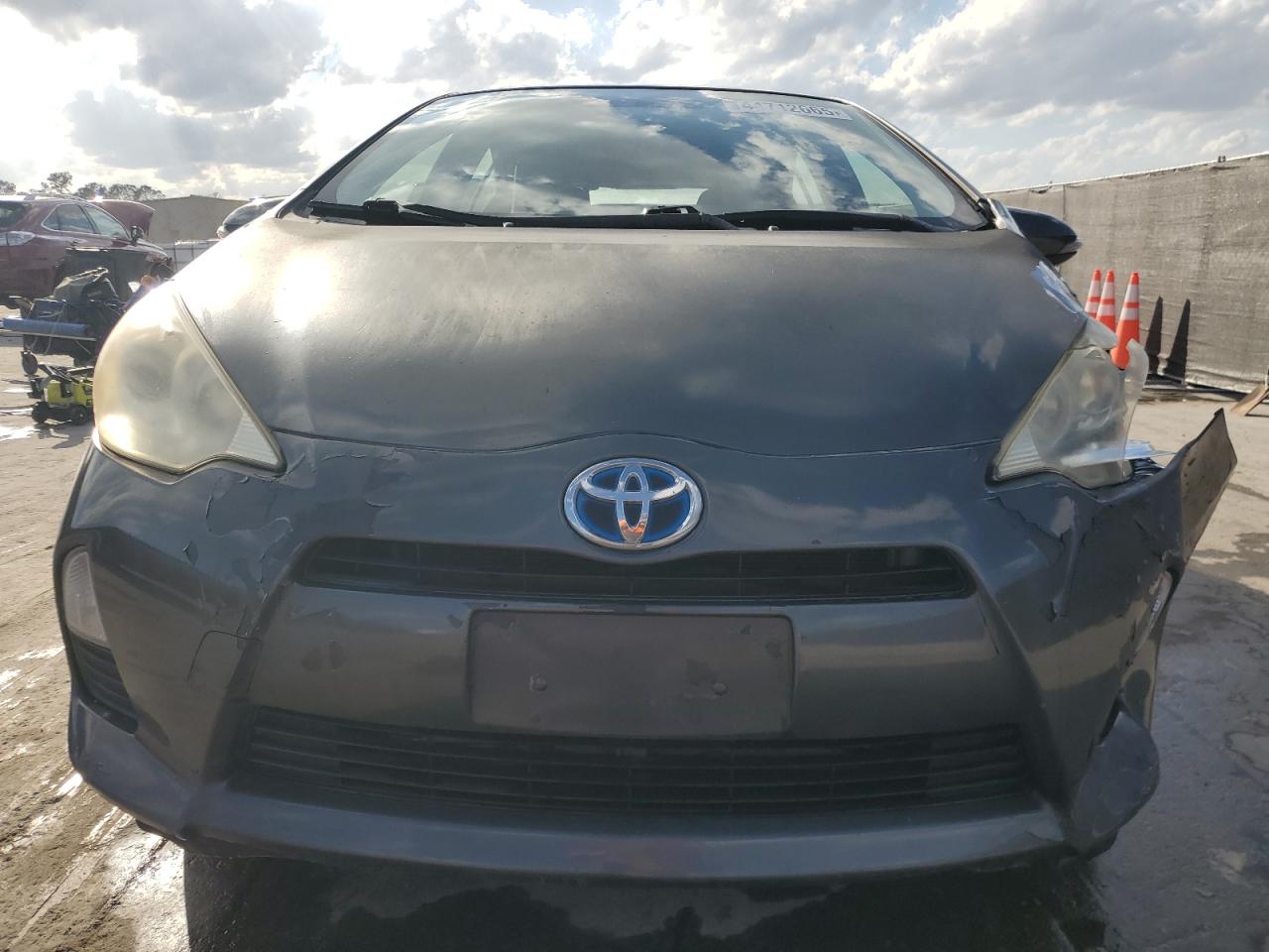 2012 Toyota Prius VIN JTDKDTB32C1515246 Copart auction photo, front end / side damage thumbnail 5