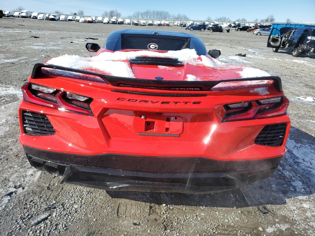 2023 Chevrolet Corvette VIN 1G1YC3D45P5140897 Copart auction photo, front end damage thumbnail 6