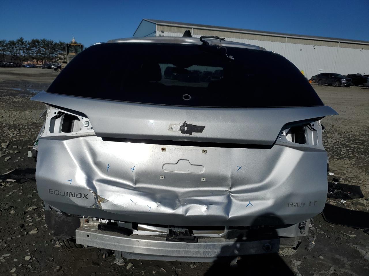 2018 Chevrolet Equinox VIN 2GNAXSEV0J6164574 Copart auction photo, front end / rear end damage thumbnail 6