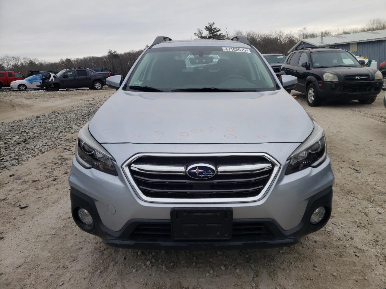 2019 Subaru Outback VIN 4S4BSAHC9K3263527 Copart auction photo, rear end / hail damage thumbnail 5