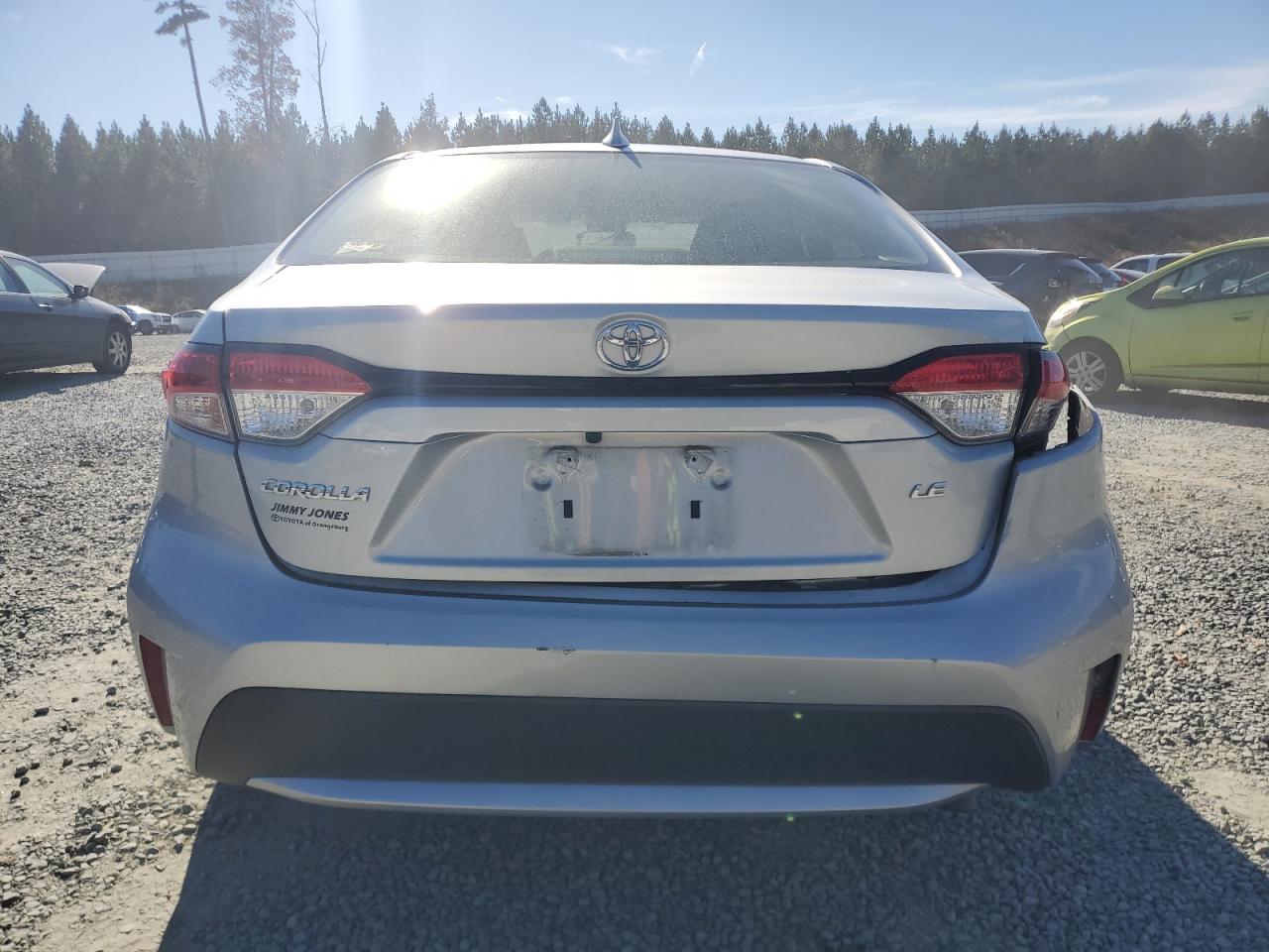 2020 Toyota Corolla VIN JTDEPRAE2LJ018692 Copart auction photo, rear end / side damage thumbnail 6