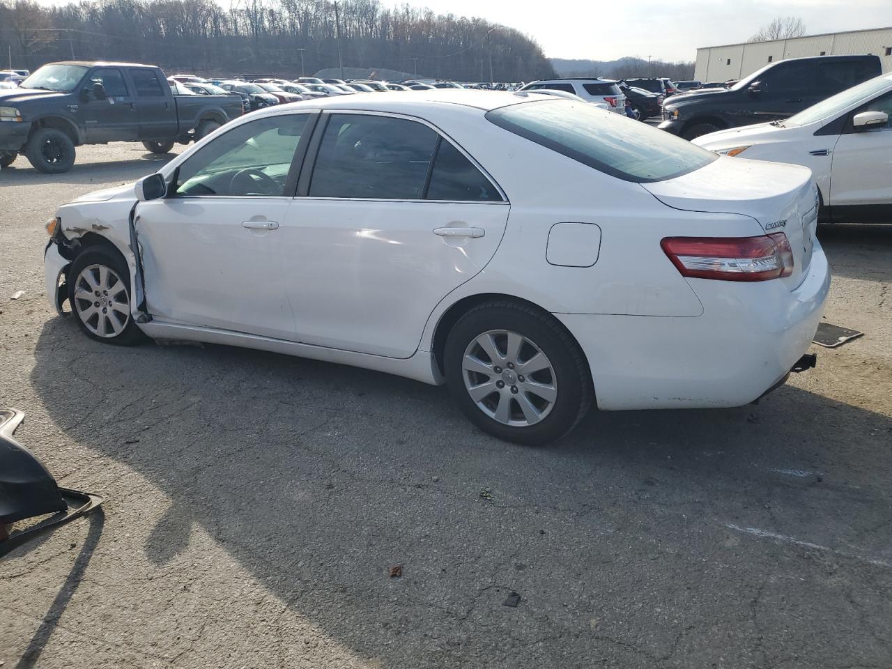 2011 Toyota Camry VIN 4T4BF3EK7BR116585 Copart auction photo, front end / side damage thumbnail 2