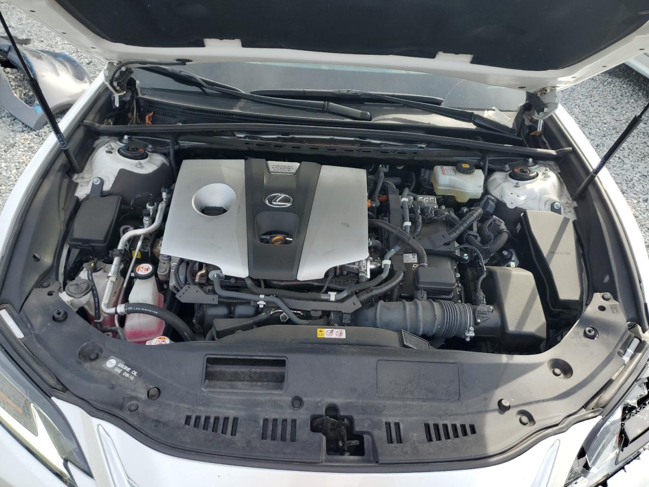 2020 Lexus ES VIN 58AF21B17LU009120 Copart auction photo, front end / side damage thumbnail 11