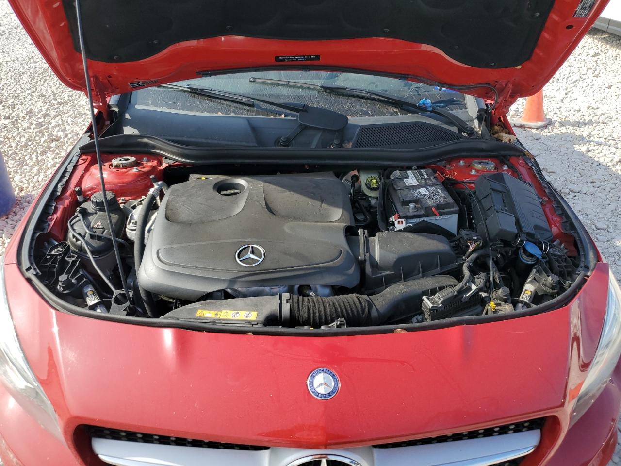 2014 Mercedes-Benz CLA-klasse VIN WDDSJ4GB7EN129891 Copart auction photo, side / rear end damage thumbnail 11