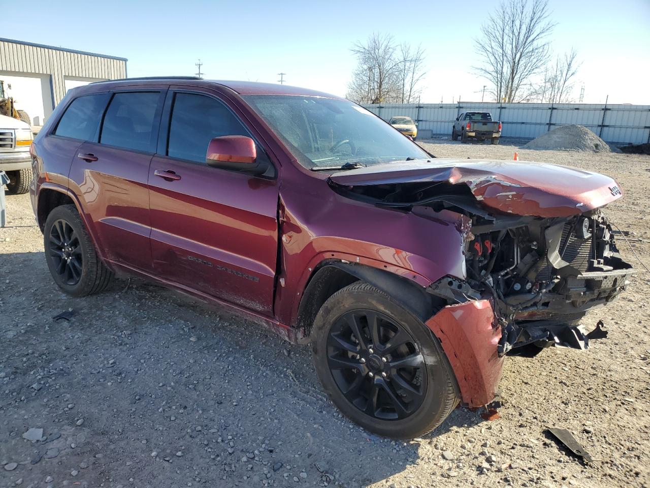 2017 Jeep Grand Cherokee VIN 1C4RJFAG0HC756103 Copart auction photo, front end damage thumbnail 4