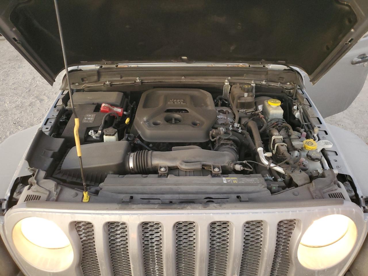 2019 Jeep Wrangler VIN 1C4HJXDN2KW689635 Copart auction photo, rear end damage thumbnail 11
