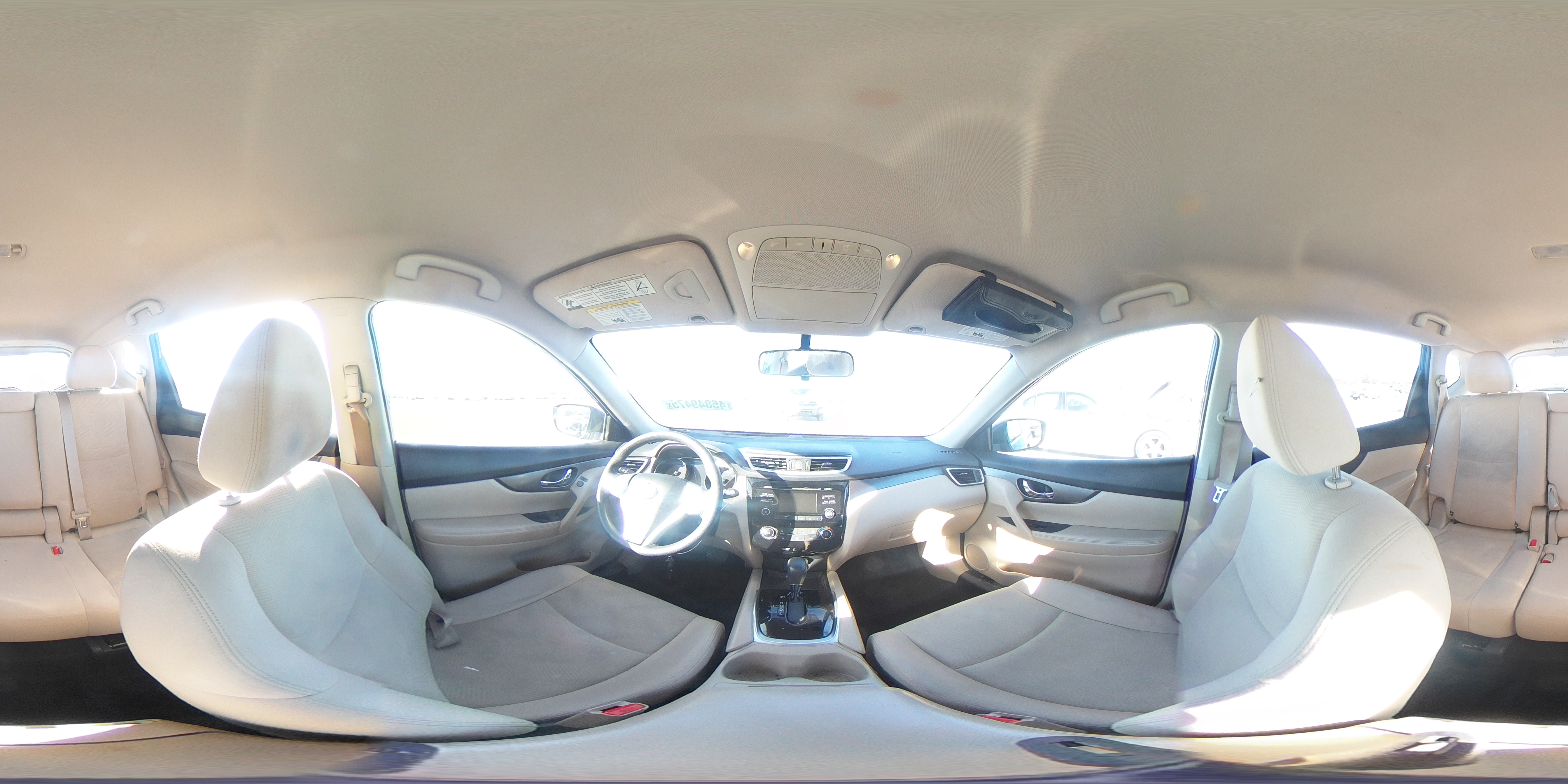 2016 Nissan Rogue VIN KNMAT2MT4GP652133 Copart auction photo, front end / side damage thumbnail 14