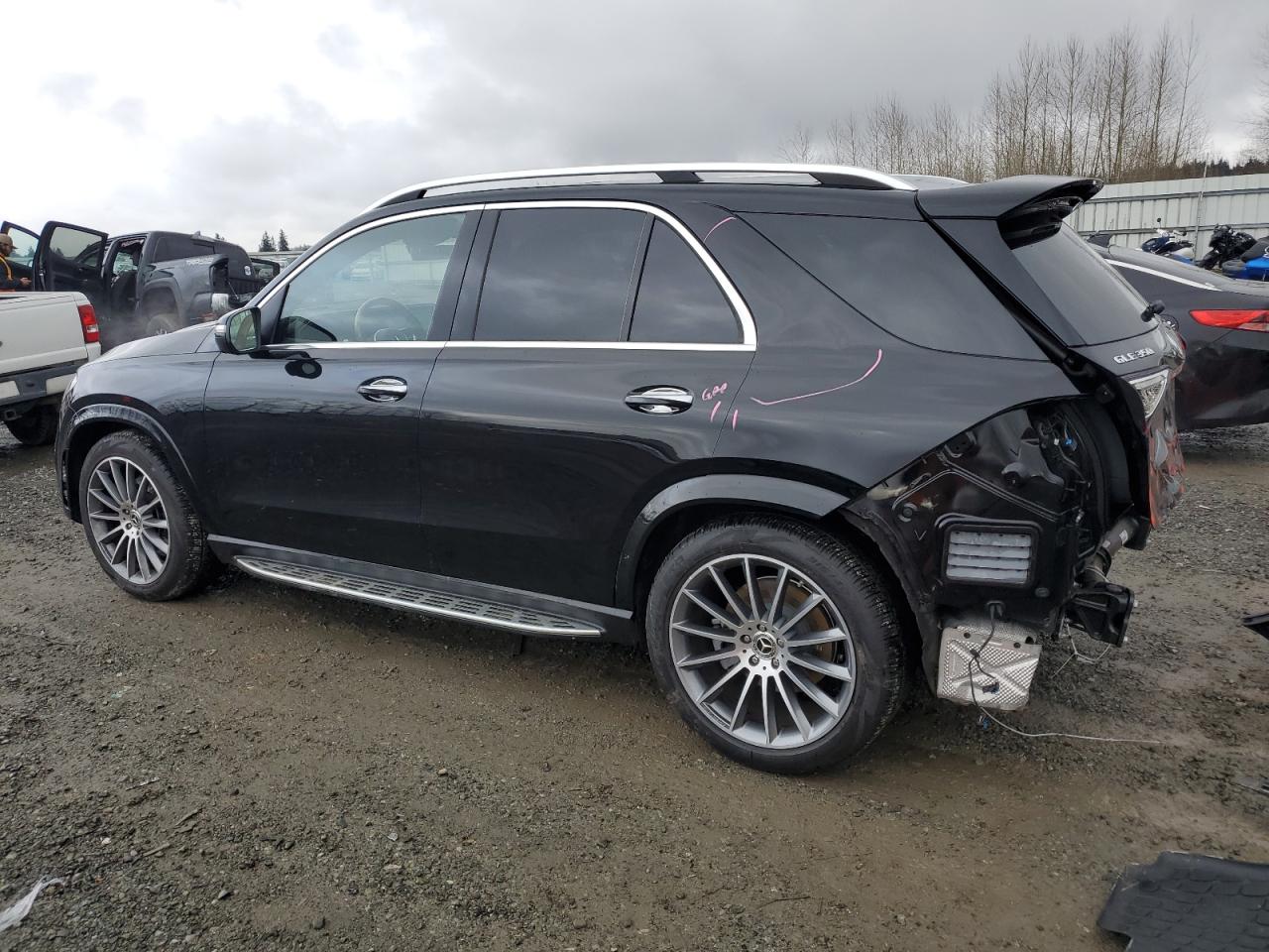 2020 Mercedes-Benz GLE VIN 4JGFB4KB1LA257639 Copart auction photo, rear end damage thumbnail 2