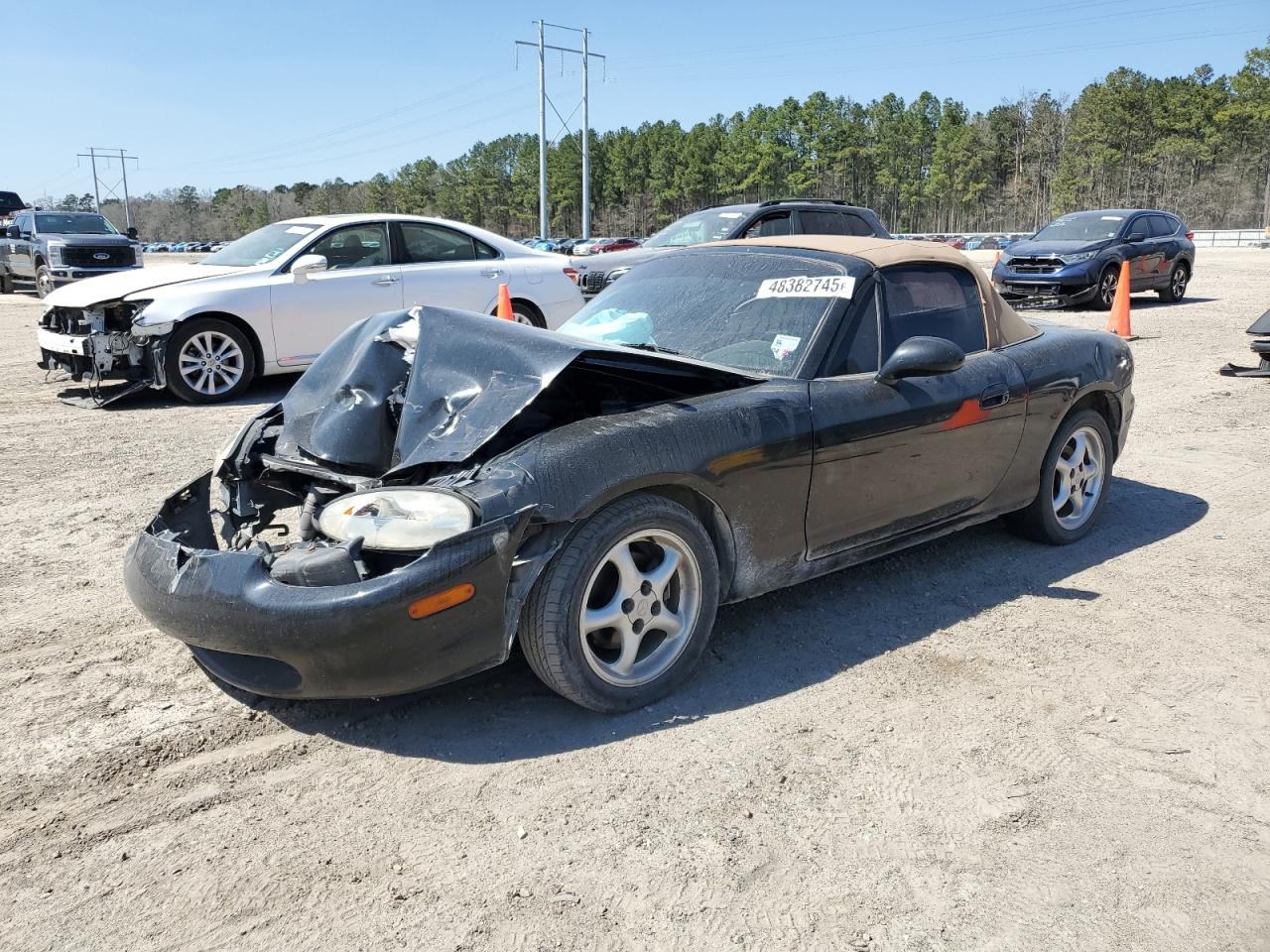 1999 Mazda MX-5 VIN JM1NB3539X0126047 - Copart auction photo