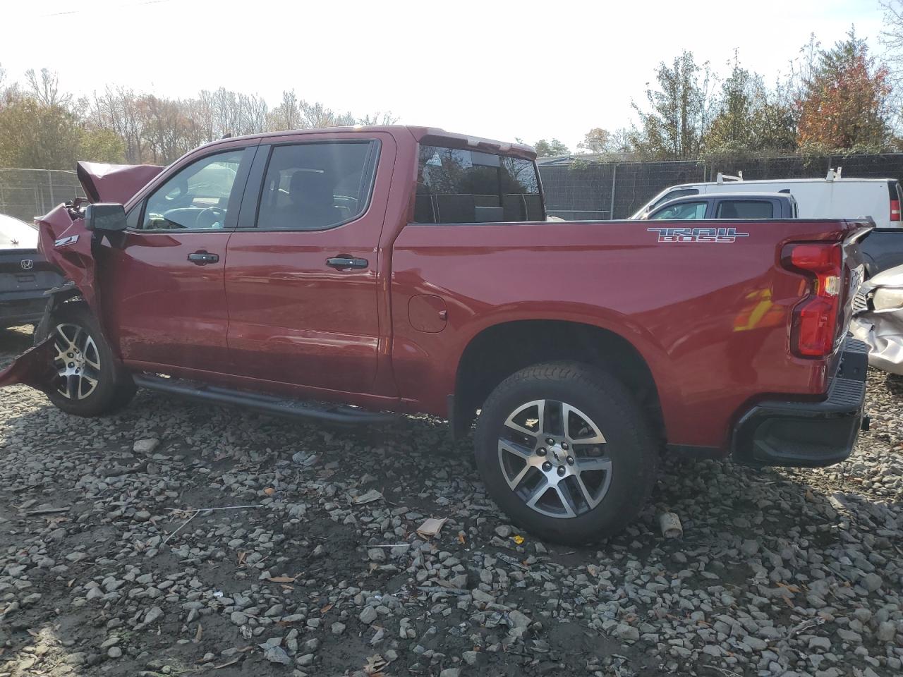 2019 Chevrolet Silverado VIN 1GCPYFED2KZ229655 Copart auction photo, front end damage thumbnail 2
