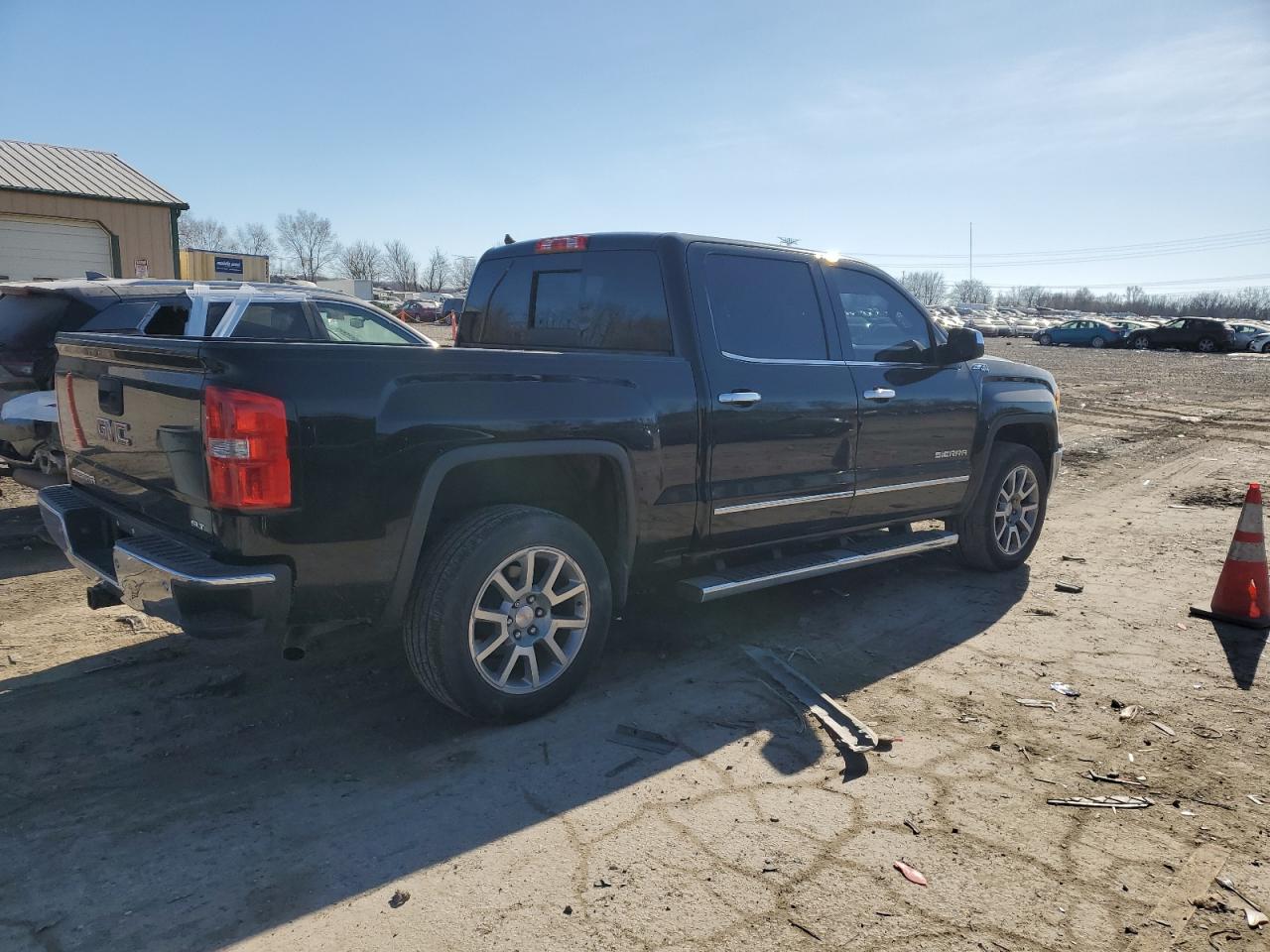 2015 GMC Sierra VIN 3GTU2VEC8FG178769 Copart auction photo, side damage thumbnail 3