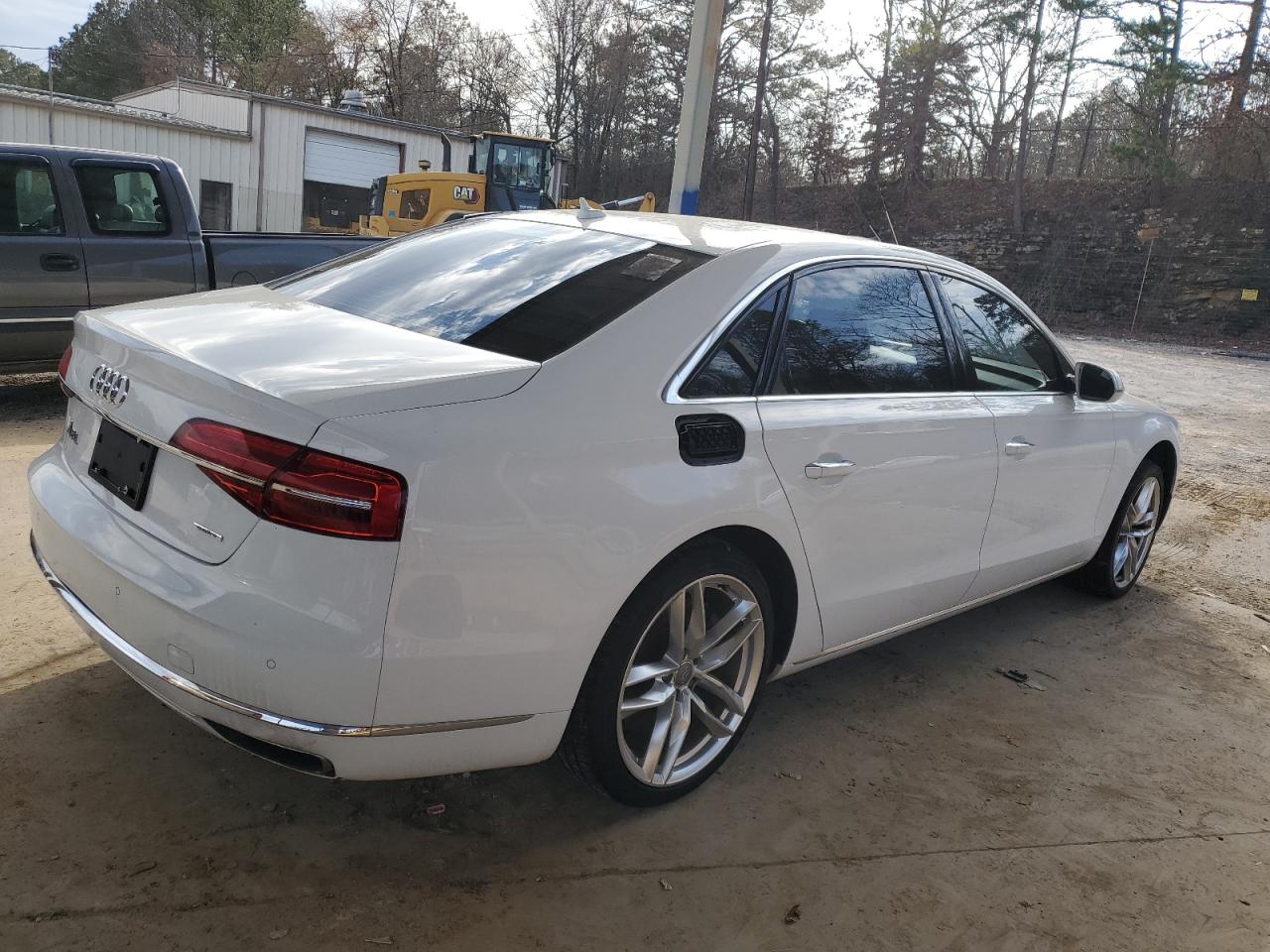 2015 Audi A8 VIN WAU3GAFDXFN028938 Copart auction photo, normal wear damage thumbnail 3