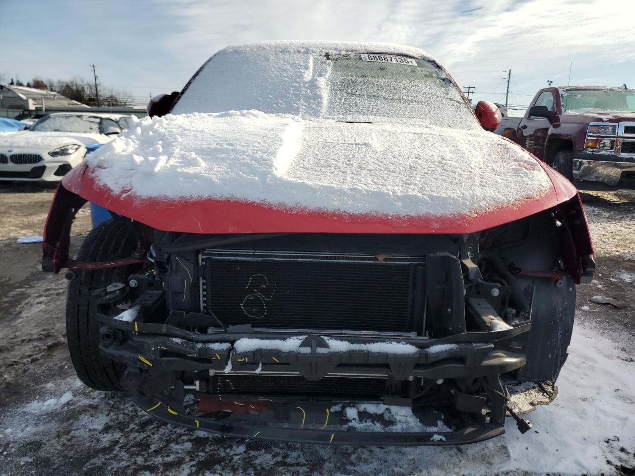 2021 Audi Q3 VIN WA1EECF3XM1070142 Copart auction photo, front end damage thumbnail 5