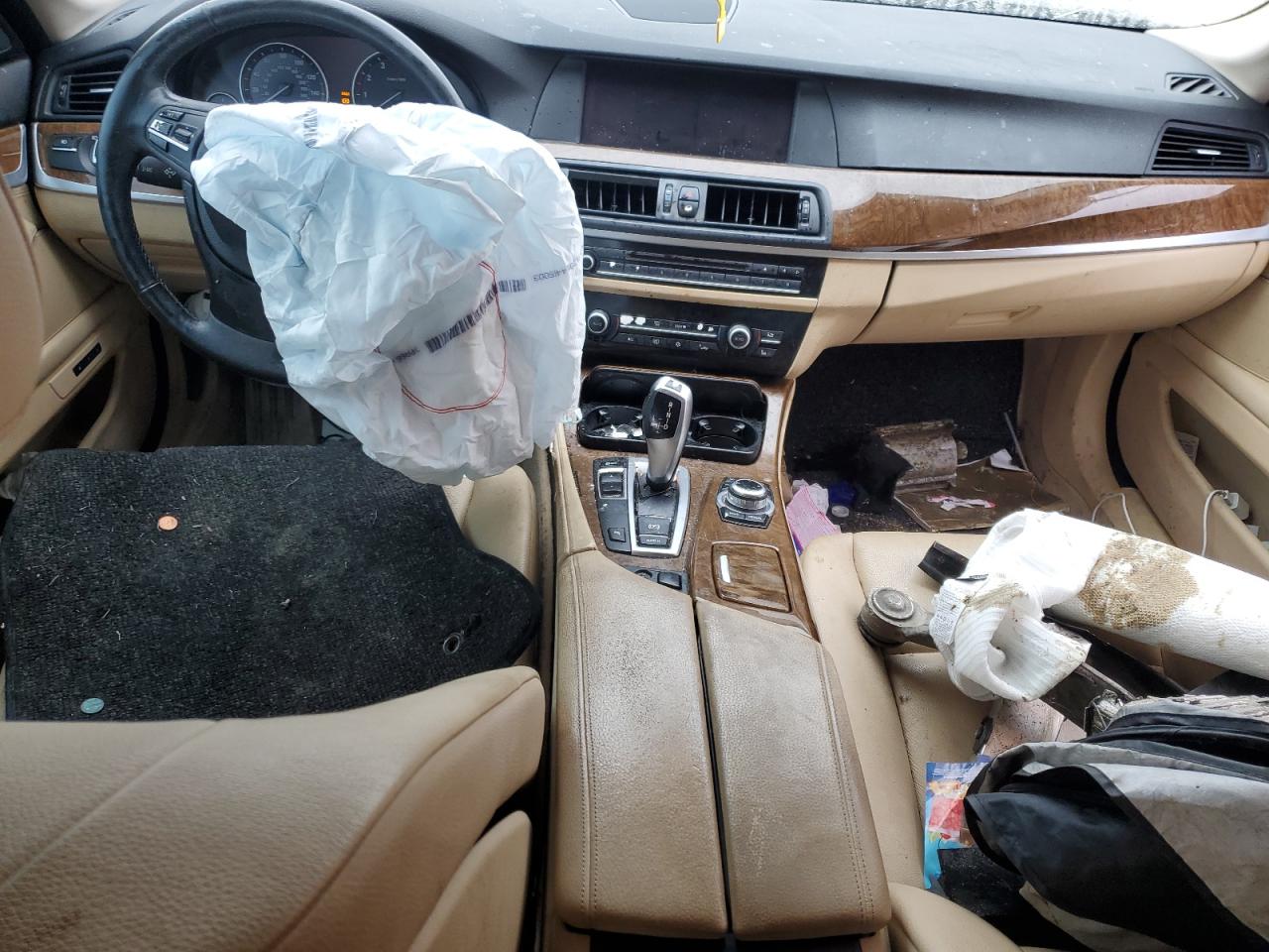 2012 BMW 5er VIN WBAXG5C58CDY28001 Copart auction photo, undercarriage / front end damage thumbnail 8