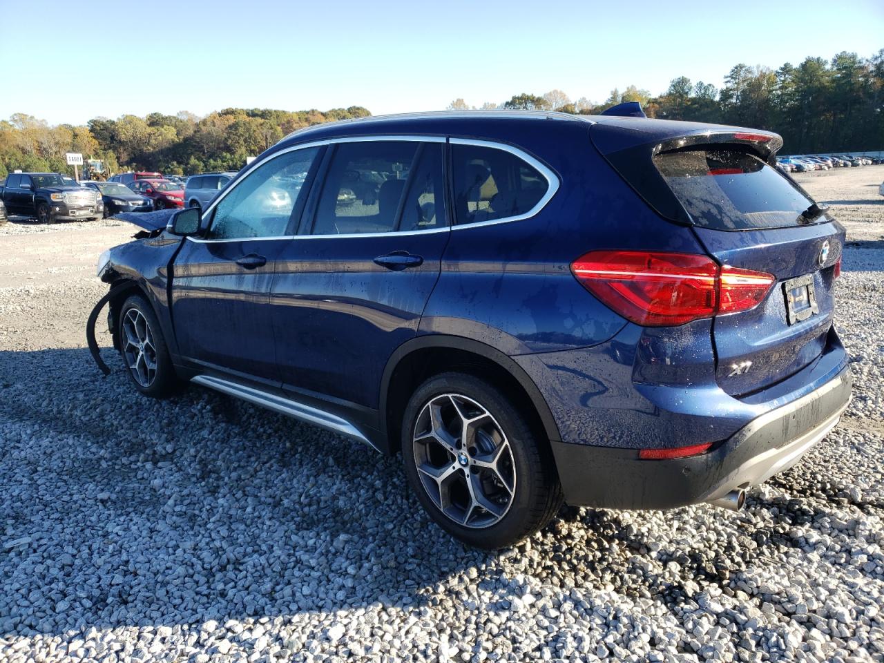 2019 BMW X1 VIN WBXHU7C5XK3H45420 Copart auction photo, front end damage thumbnail 2