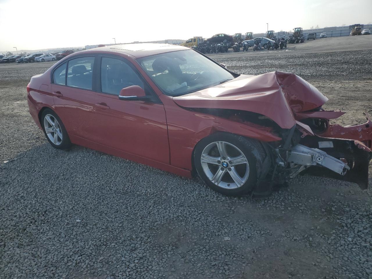 2015 BMW 3er VIN WBA3B5G58FNS18735 Copart auction photo, front end damage thumbnail 4
