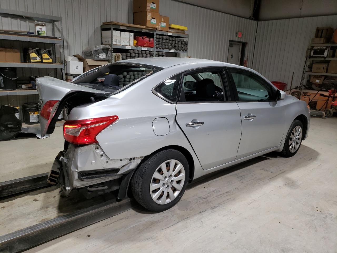2017 Nissan Sentra VIN 3N1AB7AP3HY214553 Copart auction photo, rear end / front end damage thumbnail 3