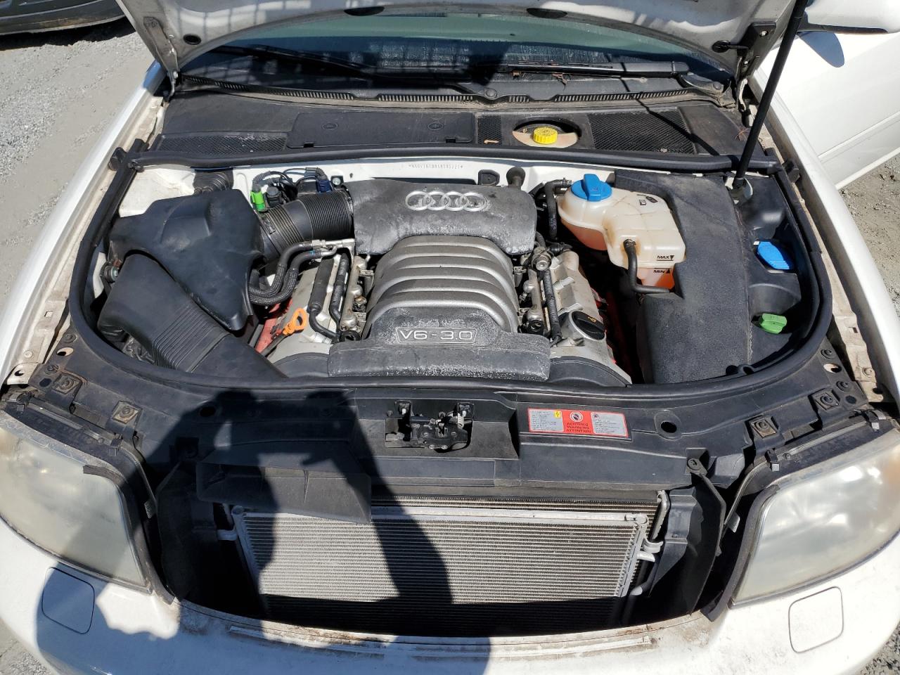 2004 Audi A6 VIN WAUVT64B84N085221 Copart auction photo, water/flood damage thumbnail 11