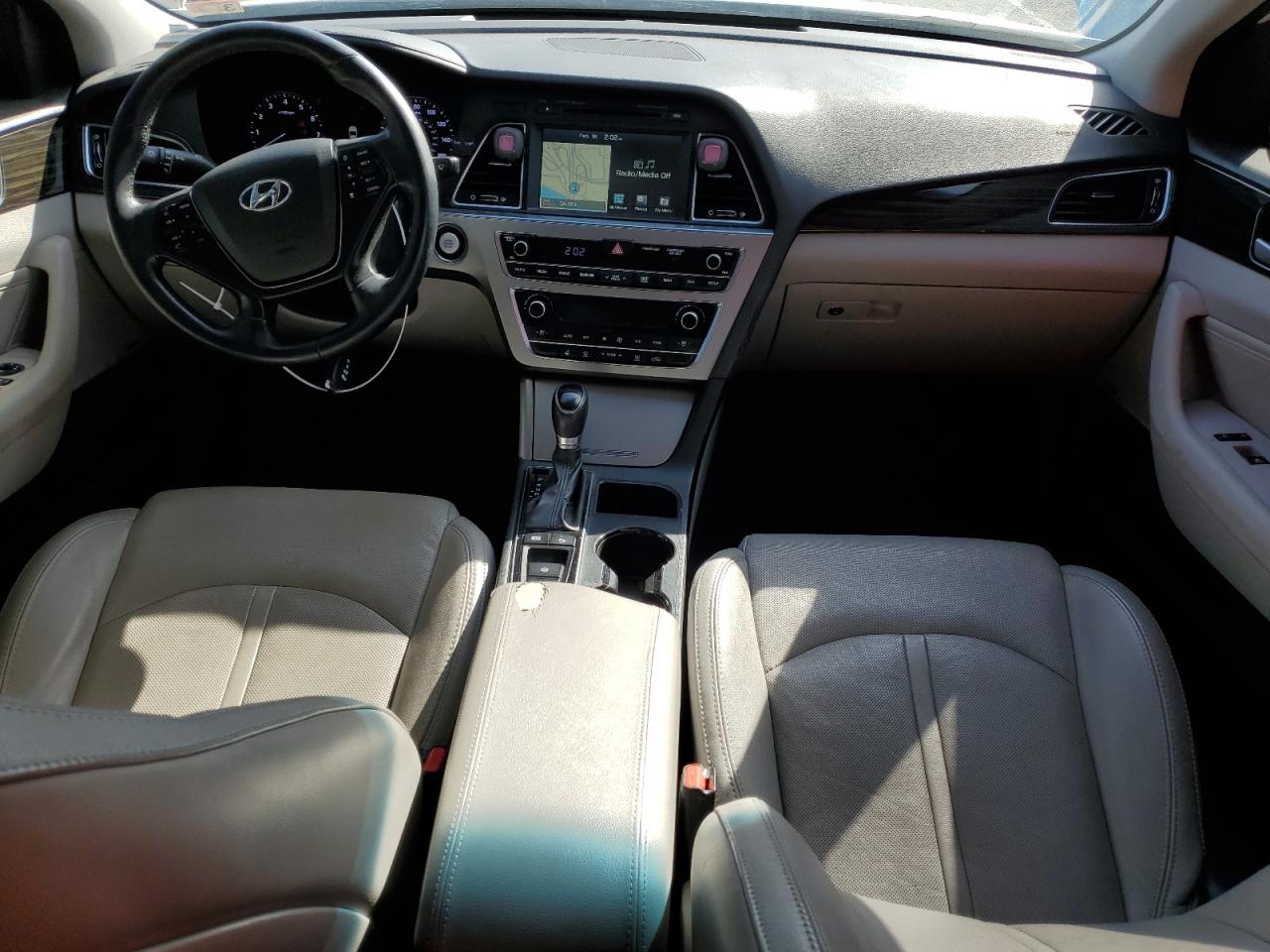 2016 Hyundai Sonata VIN 5NPE34AFXGH350479 Copart auction photo, rear end damage thumbnail 8