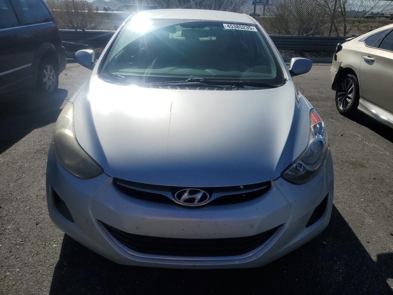 2011 Hyundai Elantra VIN KMHDH4AE6BU155963 Copart auction photo, side / front end damage thumbnail 5
