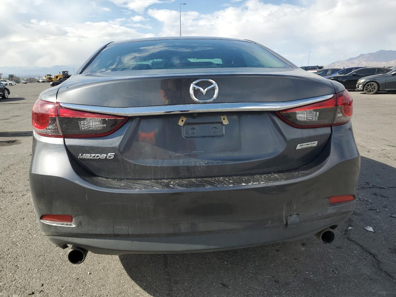 2016 Mazda 6 VIN JM1GJ1U59G1472970 Copart auction photo, front end / side damage thumbnail 6