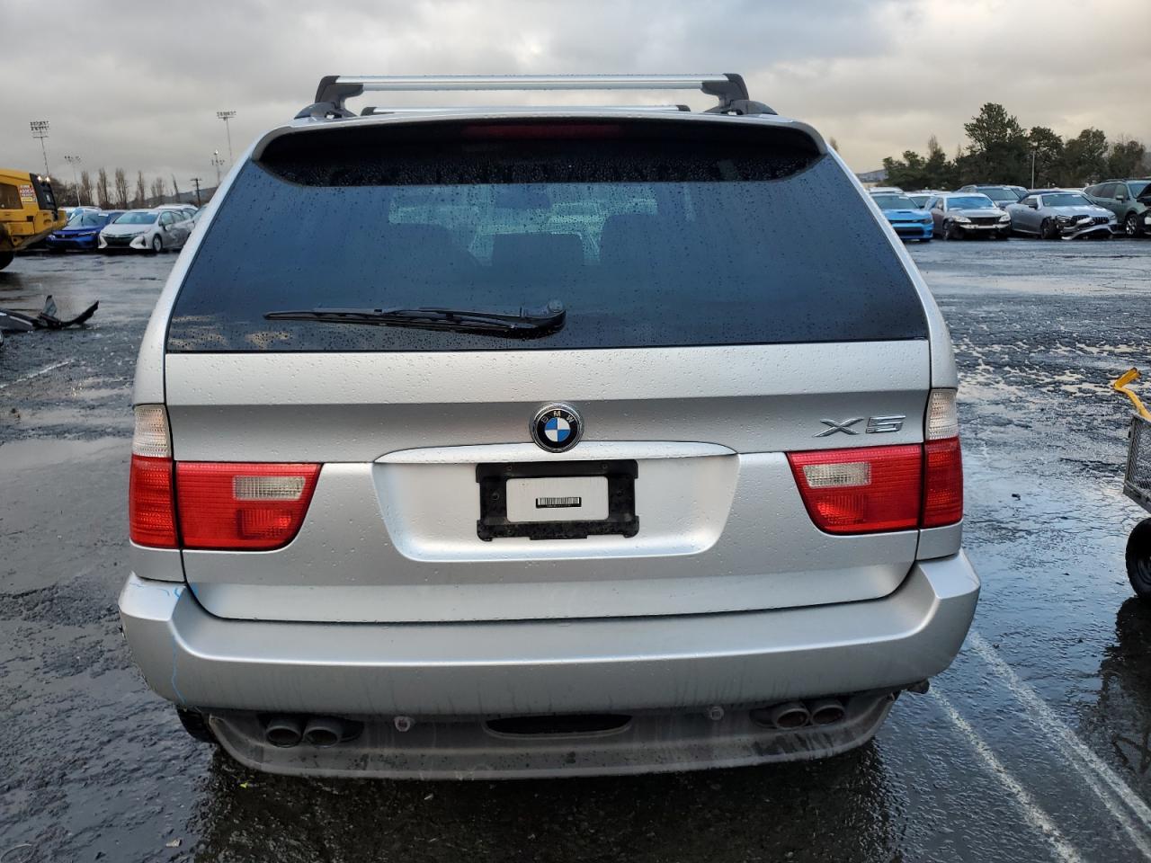 2001 BMW X5 VIN WBAFB33581LH16948 Copart auction photo, rear end / side damage thumbnail 6