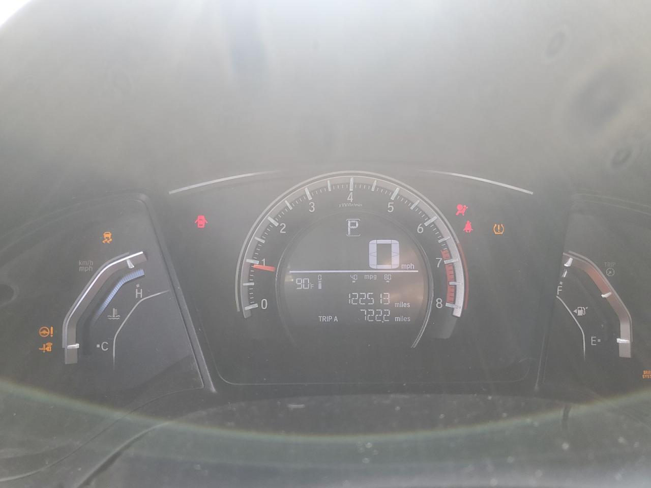 2016 Honda Civic VIN 2HGFC4B03GH315954 Copart auction photo, rear end damage thumbnail 9