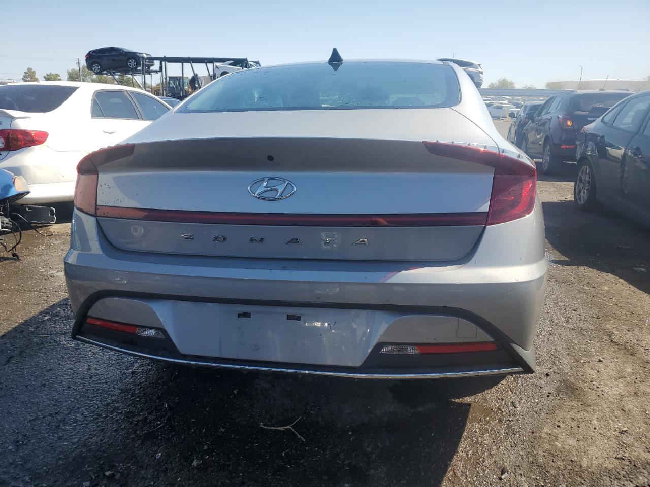 2023 Hyundai Sonata VIN KMHL24JA0PA276684 Copart auction photo, undercarriage / front end damage thumbnail 6