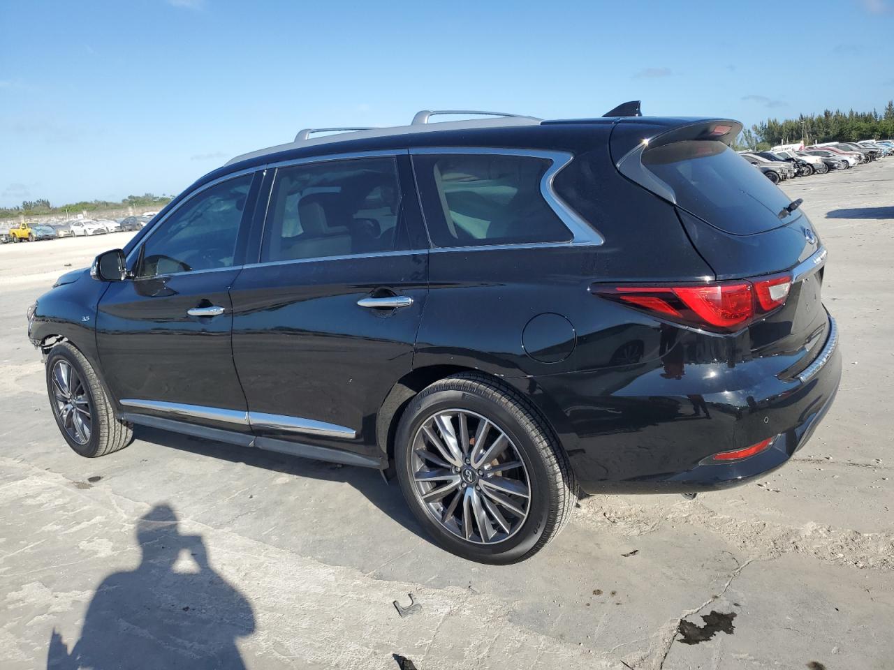 2018 Infiniti QX60 VIN 5N1DL0MM0JC504646 Copart auction photo, front end / side damage thumbnail 2