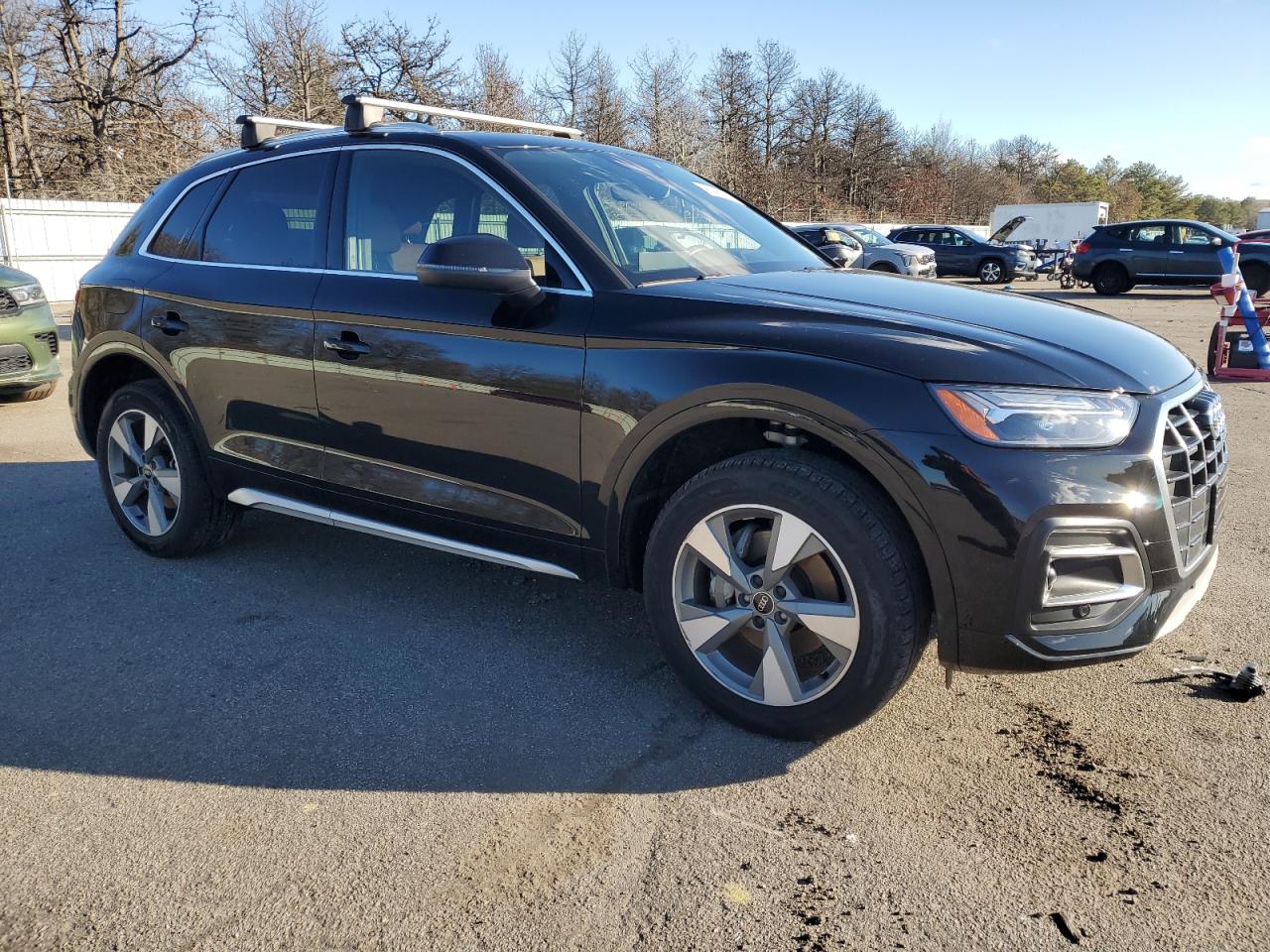 2023 Audi Q5 VIN WA1ABAFY0P2180588 Copart auction photo, side / minor dent/scratches damage thumbnail 4