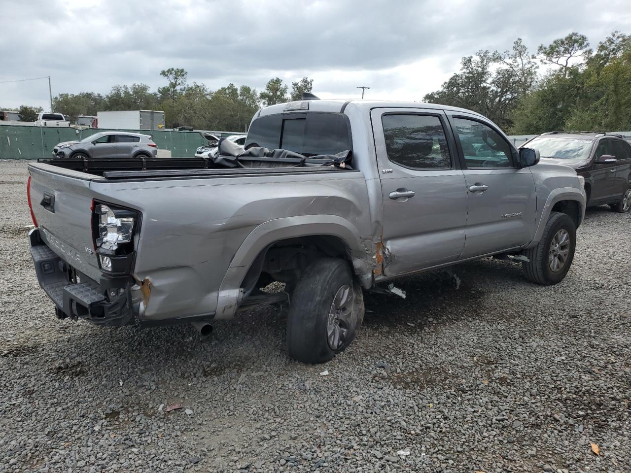 2019 Toyota Tacoma VIN 3TMAZ5CN8KM109398 Copart auction photo, side / undercarriage damage thumbnail 3